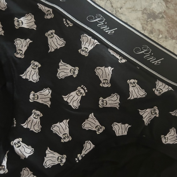 Victoria's Secret PINK Halloween panty Large Ghost Dog NWT - Picture 2 of 7